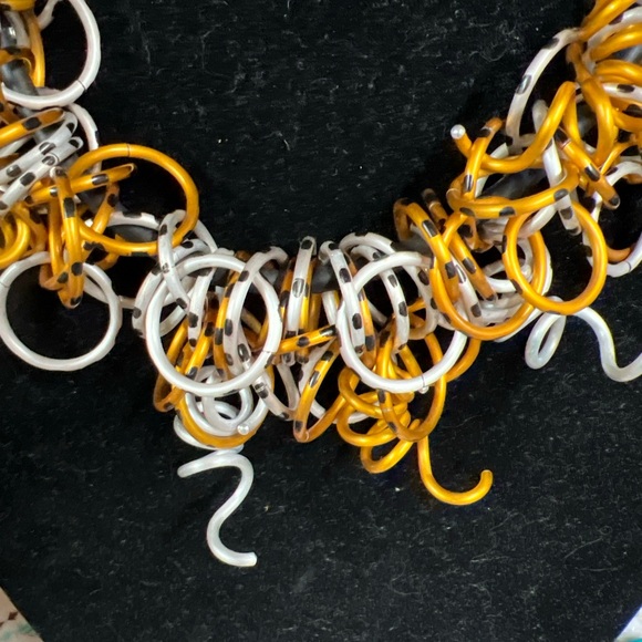 RARE Modernist David Spada Set Necklace & Earrings - Picture 3 of 8